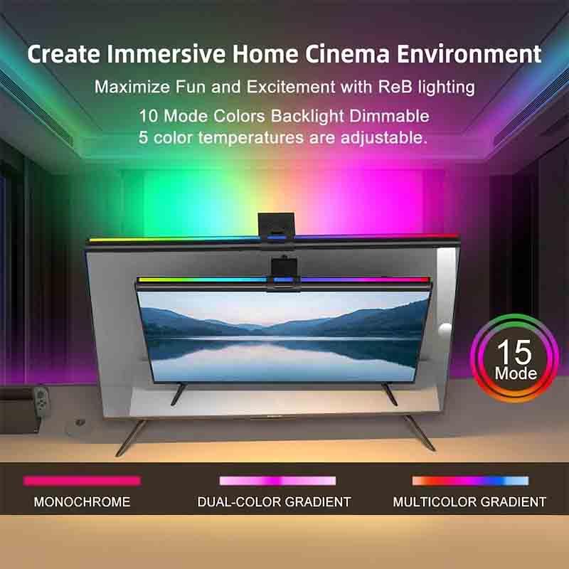 Lampu RGB 60/80Cm Lampu Suasan - Home Improvement Game ulasan dan harga