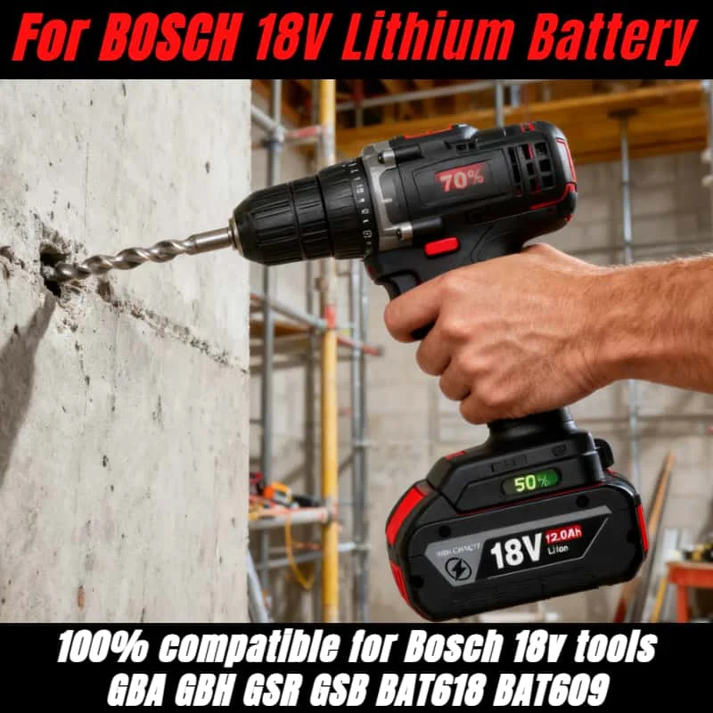 Penjualan Panas! Baterai Li-io - Bosch Drill Gsb 18V ulasan dan harga