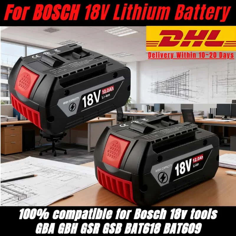 Penjualan Panas! Baterai Li-io - Bosch Drill Gsb 18V ulasan dan harga