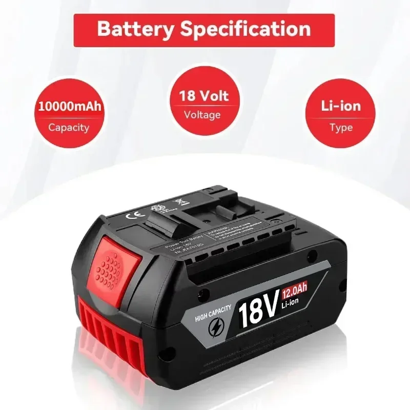 Baterai 18V Asli 8.0/10.0/12.0 - Bosch Drill Gsb 18V ulasan dan harga